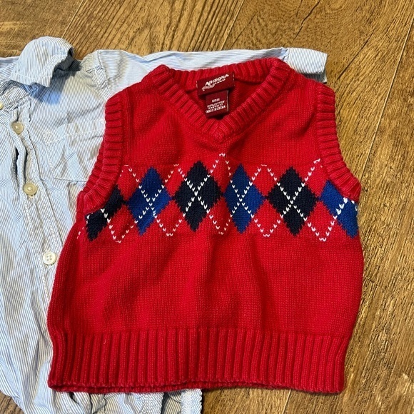 Bundle long sleeve Carter’s bodysuit Arizona vest - Picture 2 of 5